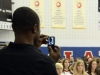 BELLEVILLE ONT (09/06/2011) Samuel Ansah takes of picture of his brother Richard Ansah during Loyalist College's 44th convocation ceremonies. Richard graduated from the college's Practical Nursing program. Photo by Linda Horn