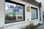 Outside of Gleaners food bank in Belleville, Ontario.